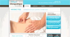 Desktop Screenshot of chirovalbelair.com